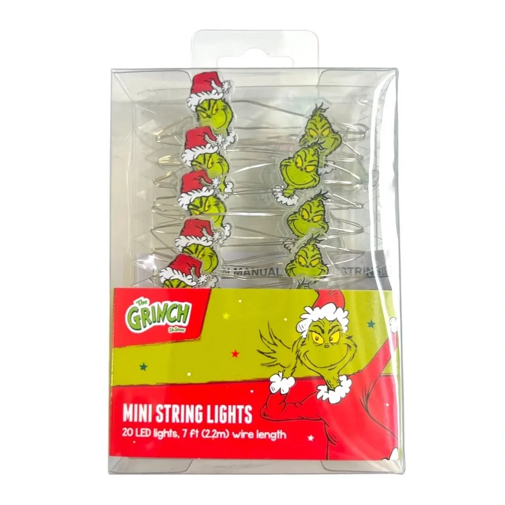 Grinch Mini Christmas String Lights